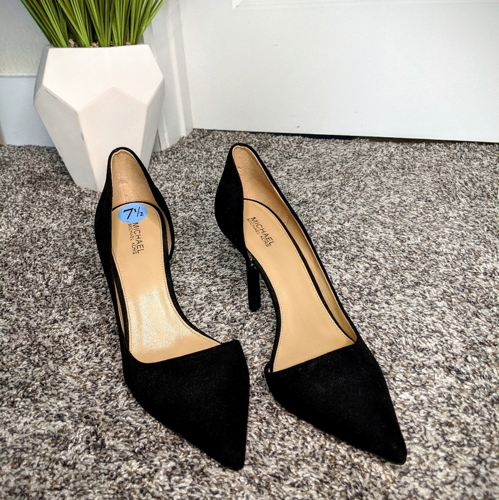 Michael Kors Julieta Style Suede Heels